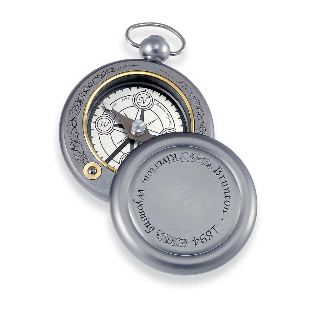 Polished Brunton Compass – Bygone Days Eclectic Emporium