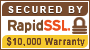 Secured by RapidSSL 256bit Encryption