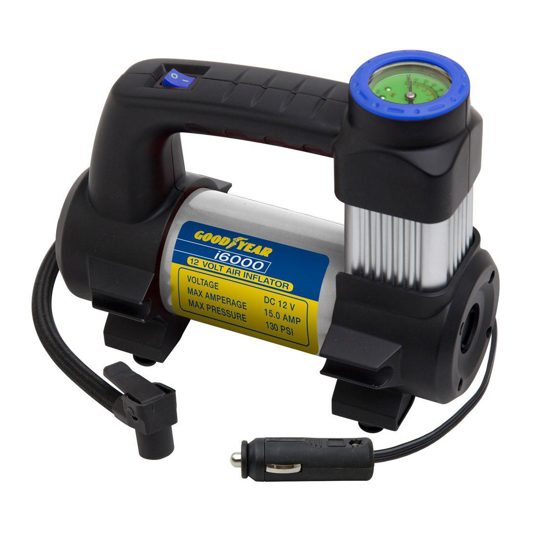 Goodyear Portable I6000 12V Tire Inflator - 12 Volt - ASD