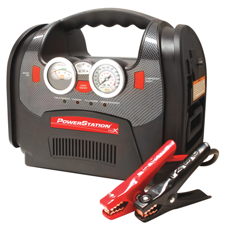 PowerStation PSX Heavy Duty Portable Jump Starter with Tire Air Compressor  - ASD