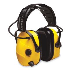 Electronic Ear Muff, 23dB, Over-the-H, Yel